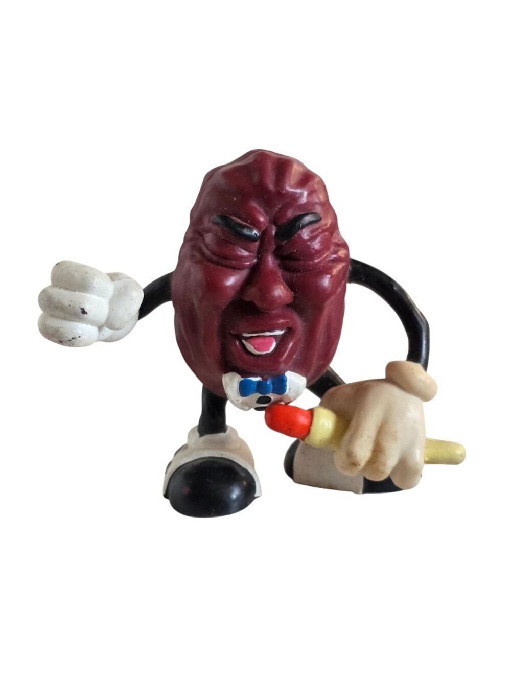 Vtg 1987 California Raisins Singer in a Tux Applause Calrab Microphone Figure